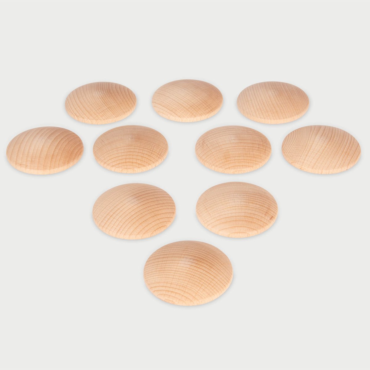 Houten Schijven- Set van 10