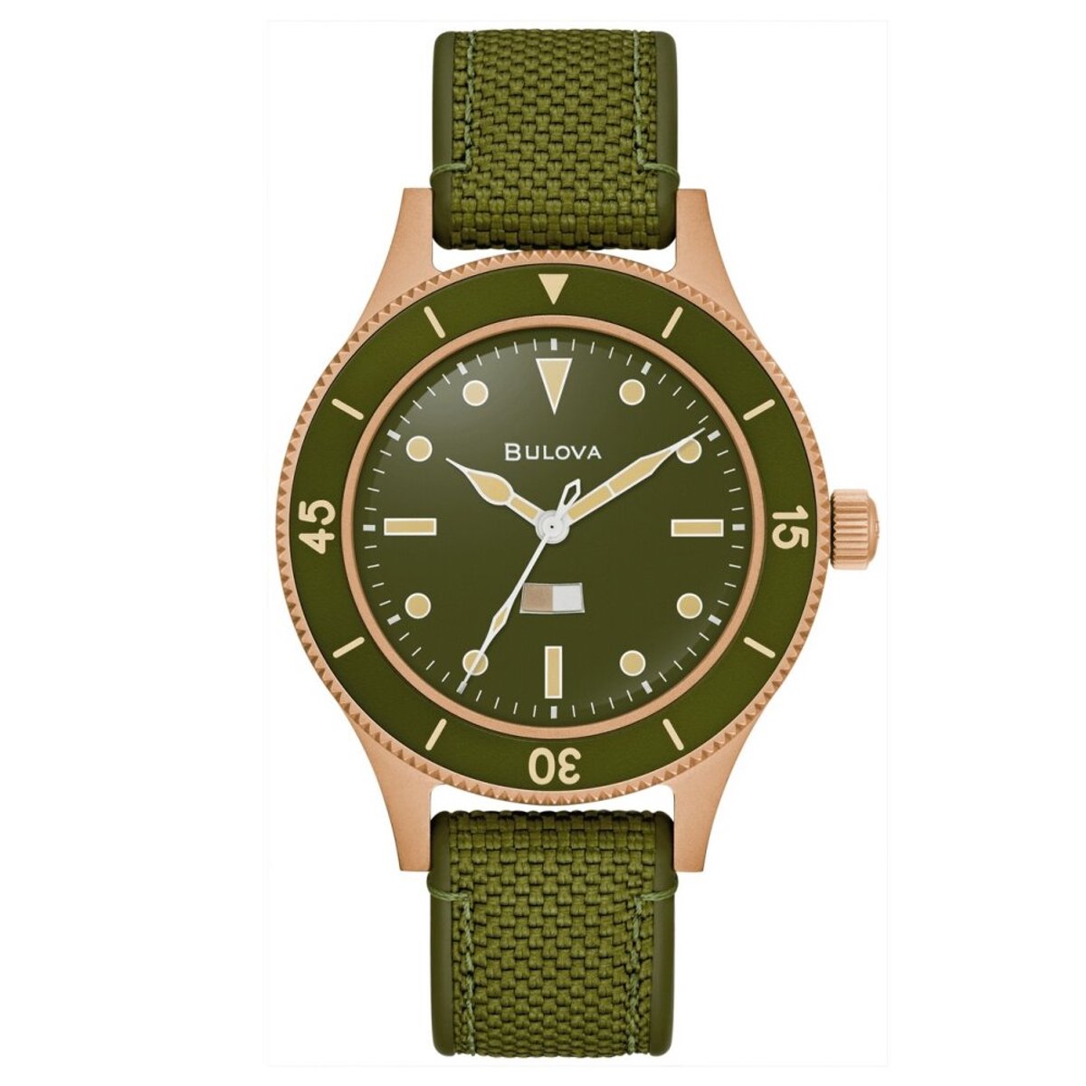 Bulova - 98A324 - Polshorloge - Heren - Automatisch - MIL-SHIPS