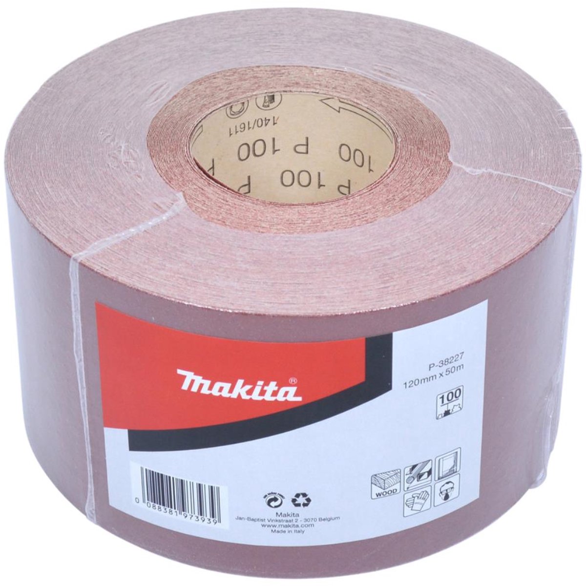 Makita Schuurpapierrol 120 mm x 50 m K100 - P-38227