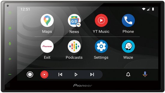 Pioneer SPH-DA160DAB | Multimedia Autoradio met 6,8” capacitive touchscreen, Apple CarPlay, Android Auto, Bluetooth, DAB+, Gratis achteruitrijcamera