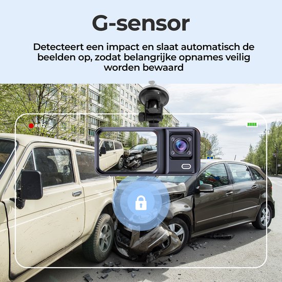 INNOVV K7 Motor Dashcam Systeem 2K met G-sensor, GPS & App
