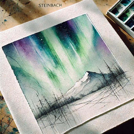 Bloc dessin Steinbach A3 250gr blanc /20 feuilles - Aurora