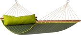 Hangmat Tweepersoons 'American' Green (Groen) | Bijpasende opbergtas | 180 KG | 1% For The Planet | Tropilex