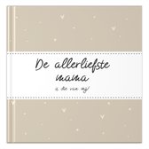 Fyllbooks - Invulboek Allerliefste Mama - Cadeau voor Mama - Moederdag - Incl. Quotes en 6 Fotopagina's - 30 Pagina's