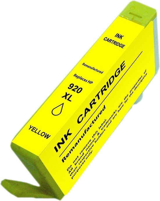 SecondLife inkt cartridge geel voor HP type HP 920