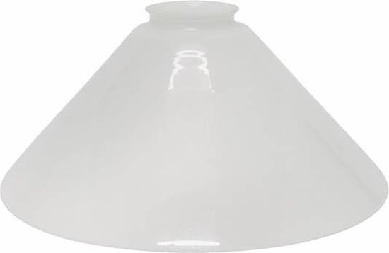 Lamplord Lampenkap Glas, Wit, 24.5 cm | bol.com