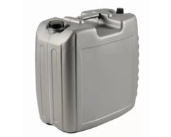 Jerrycan 25 liter - Geschikt voor benzine - zilvergrijs - HDPE - met UN-keur