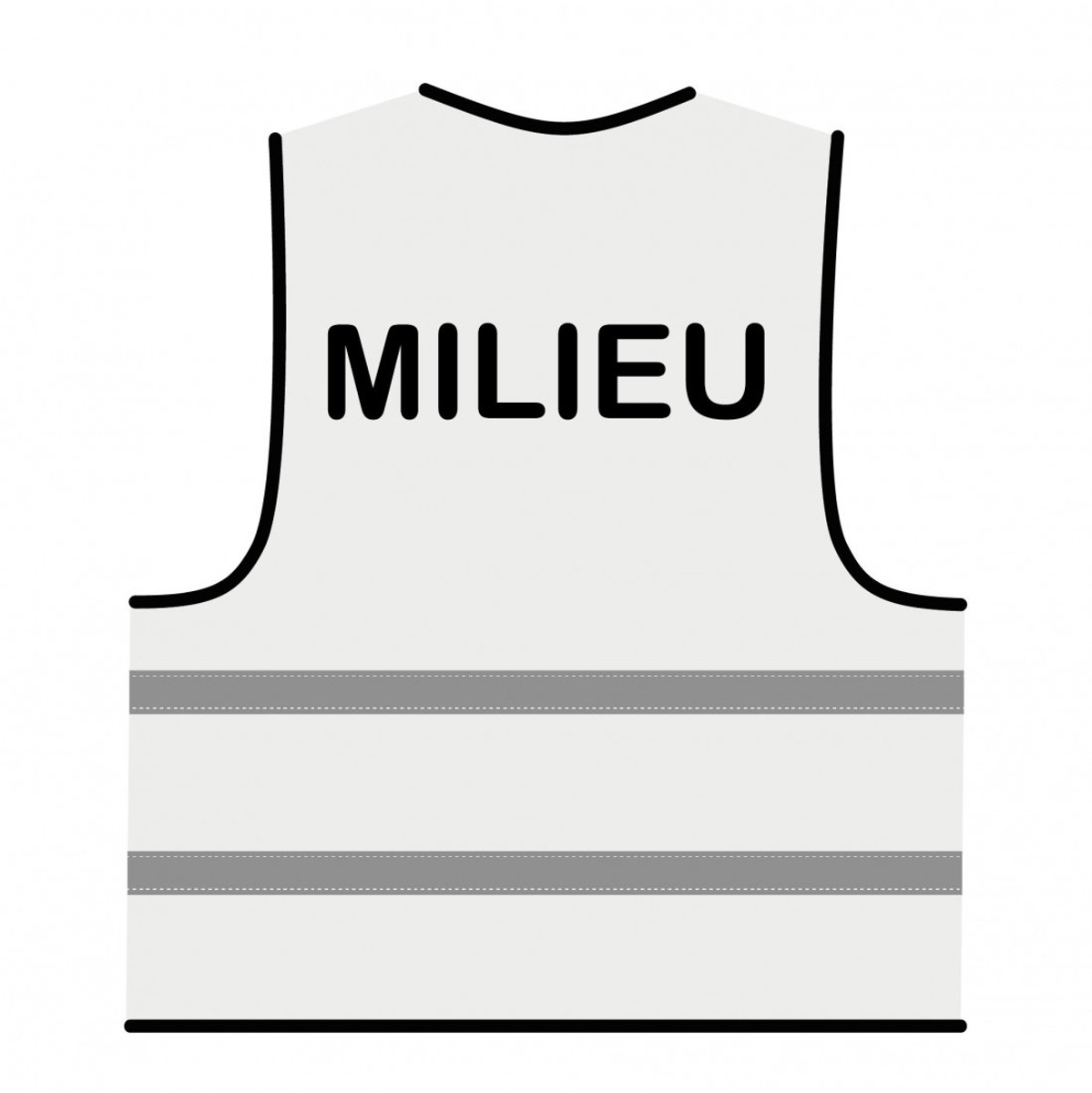 Milieu hesje wit