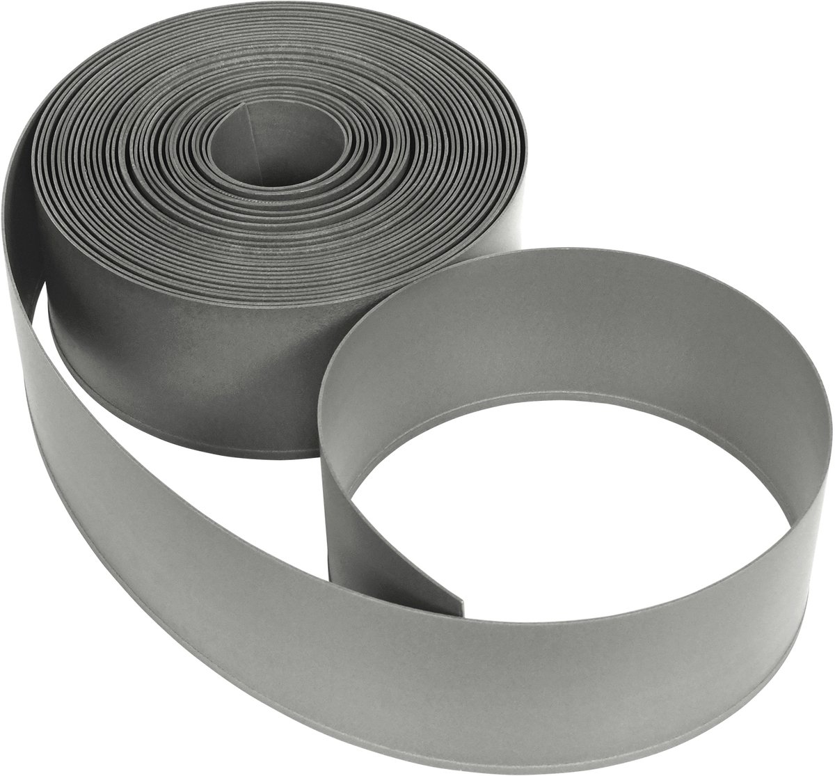 Aufun 10M X 12 cm Gazon Randen Flexibel Borderrand Ronde Tuin Rand Stevig Bed Frame Voor Hoeken Onzichtbaar Gazon Randen Plastic, Lichtgrijs