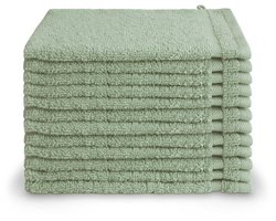 Byrklund washandjes 12 stuks - Hotelkwaliteit - 16x21 - Jade