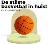 Stille Basketbal - Foam Ball - Zachte Bal - Geluidloos - Geschikt voor Indoorspel - 21CM - Sport - Voor In Huis - Voorkomt Krassen - Oranje