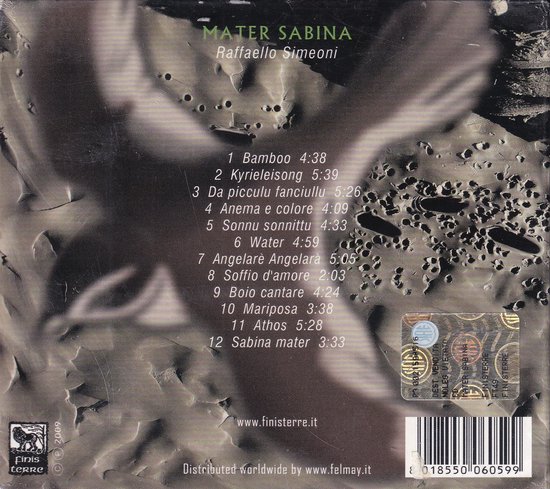 Raffaello Simeoni - Mater Sabina (CD)