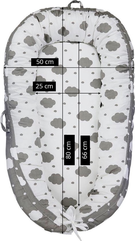 Little World Babynest Sleepy Pink Dots