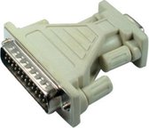 Seriële RS232 adapter 9-pins SUB-D (m) - 25-pins SUB-D (m)