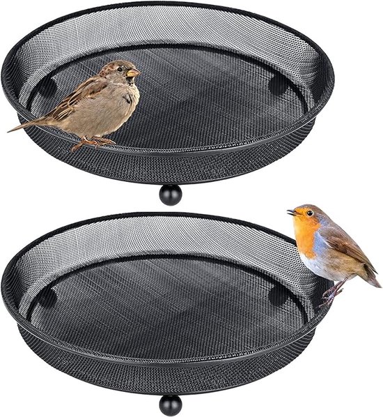 Vogelvoederdispenser met metalen standaard, voederhuis voor