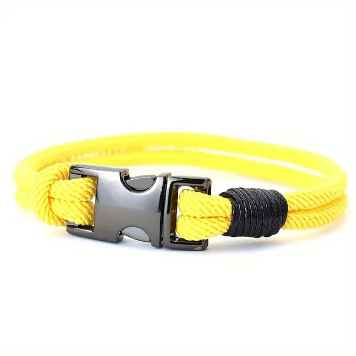 Livano Armband - Staal - Nep Zilver - Heren - Geel