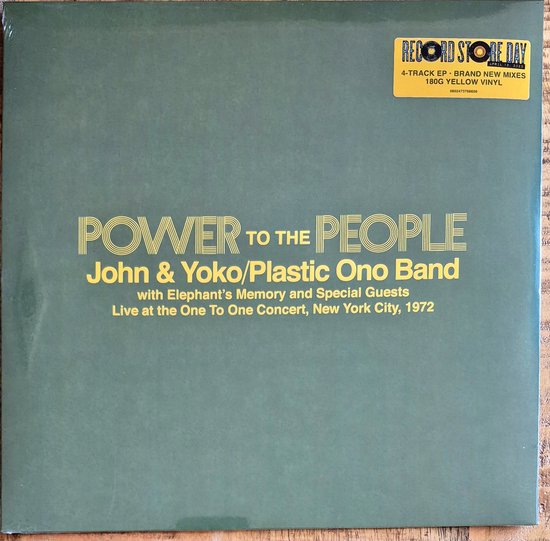 John & Yoko & The Plastic Ono Band & Elephant's Memory - Power To The People - Live at the One To One Concert, New York City, 1972