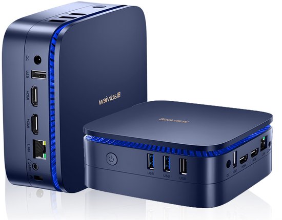 Blackview ミニPC MP60 N5095 16GB 512GB Blackview MP60 Mini PC - 16 GB DDR4 - 512 GB M.2 SSD - Intel N95