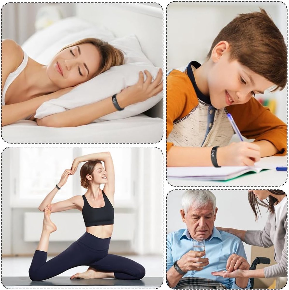 CEWROM Vibrationsalarm Erinnerung Uhr, Vibrationswecker Armband - Main Image