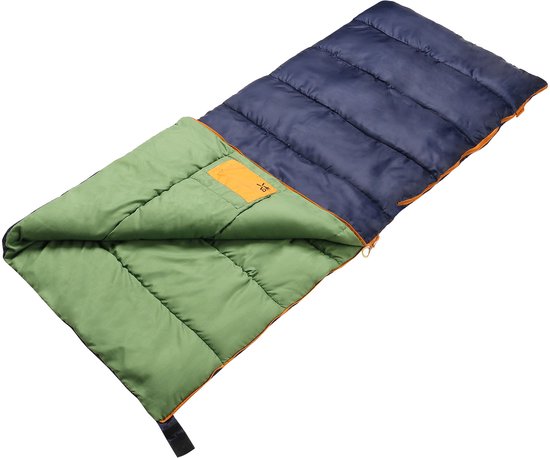Dutch Mountains slaapzak Pampus – 190 x 75 cm – blauw/groen