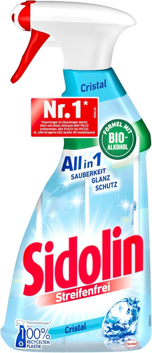Glasreiniger 500 ml - Streepvrije Glans en Bescherming tegen Microscheuren