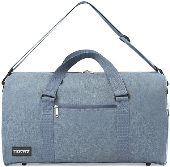 TravelZ Reistas Basics 36 liter - Compacte weekendtas 53 x 28 x 24cm - Handbagage reistas - Blauw
