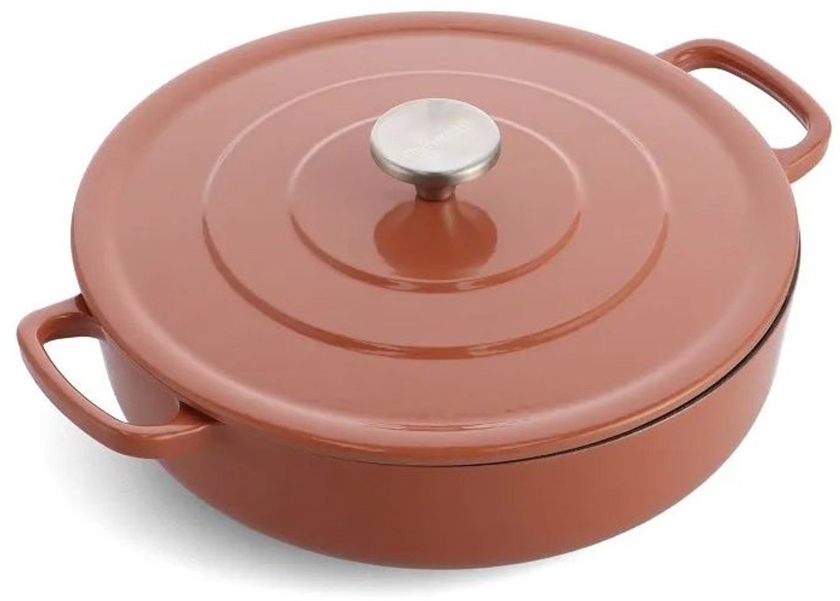 Mauviel 1830 - Gietijzeren Braadpan Ø 28 cm
