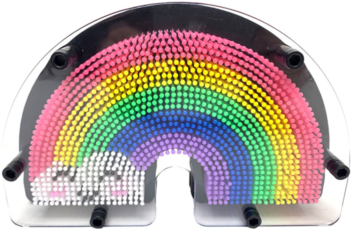 Pin iT! Regenboog speelgoed 3D afdruk maken - kleurrijk kinderspel.