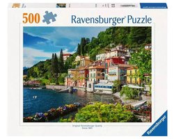 Ravensburger puzzel Comomeer Italië - legpuzzel 500 stukjes landschap.