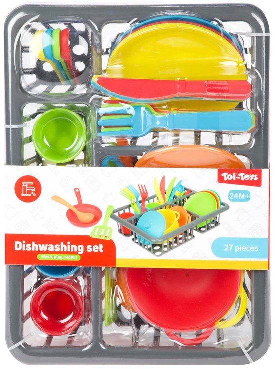 Home Food Afwasrek met Bestek en Pannen, 27dlg. van Merkloos — afbeelding 2