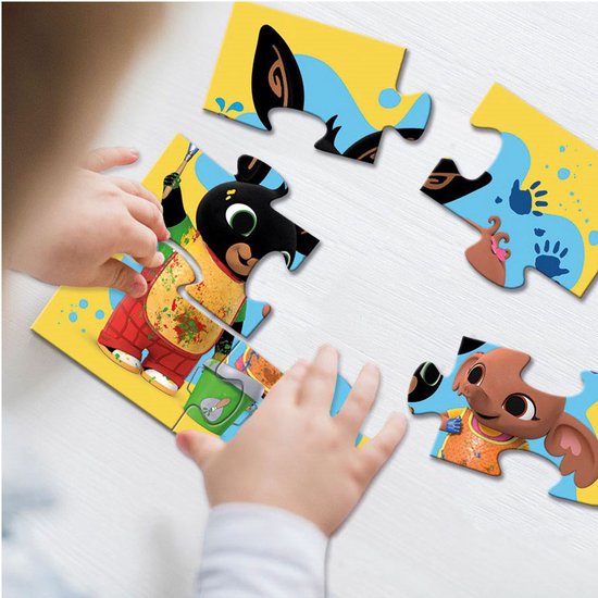 Bing - Ensemble de puzzle 4 en 1 - pièces 4x6x9x16 - puzzle pour enfants