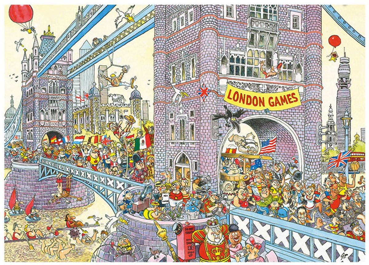 Wasgij Retro Mystery 8 - De Laatste Horde! - 1000 stukjes puzzel - Legpuzzel volwassenen