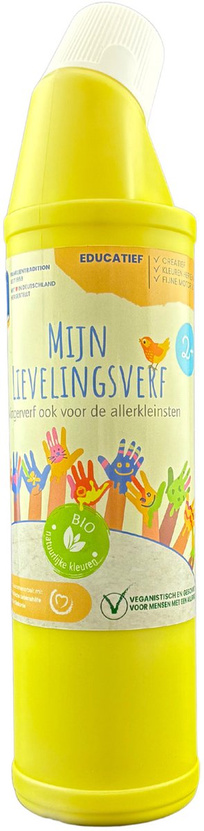 Mijn Lievelingsverf, Vingerverf Geel 900 g