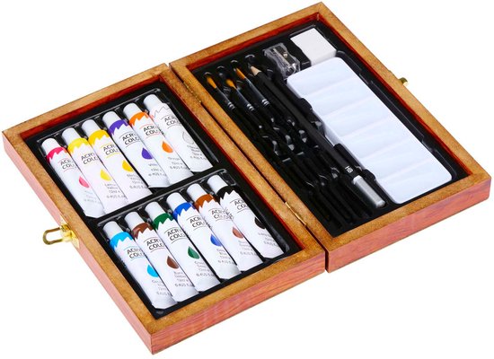 Stylex Acrylverf - 12 Tubes Matte Verf