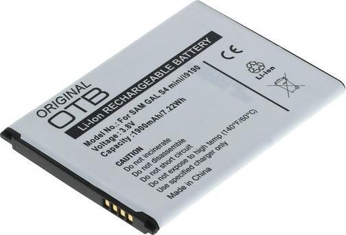 Batterie pour Samsung S4 mini (EB-B500BE / EB-B500AE) | bol.com