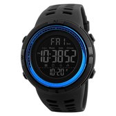 SKMEI Heren Polshorloge, Waterdichte Militaire Analoge Digitale Horloges met LED Multi Tijd Chronograaf, Roestvrijstalen Zakelijke Horloges voor Mannen, 2.28*1.89*0.63 inches, Sport : SKMEI