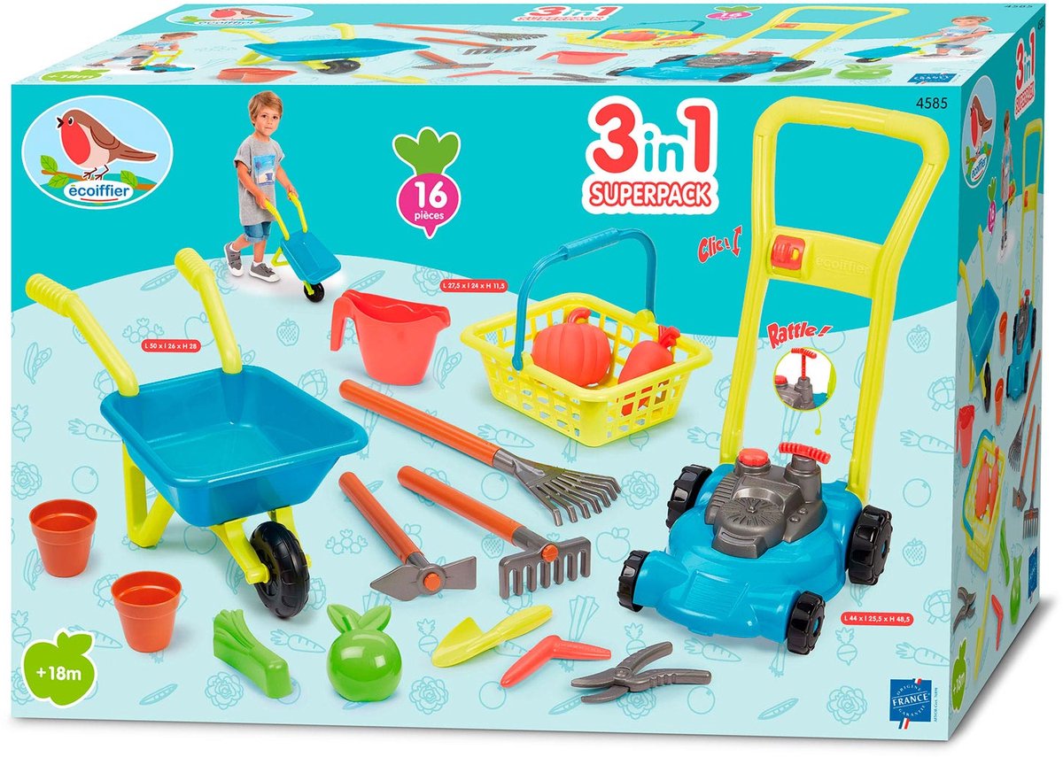 Gereedschapsset voor kinderen Ecoiffier Plantenbak Set