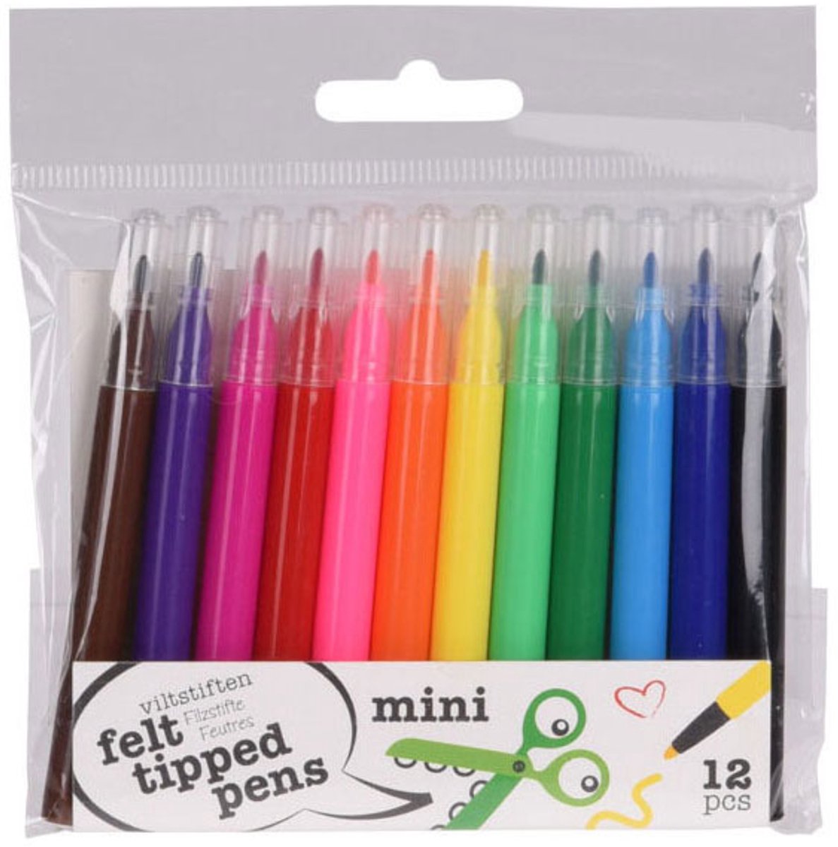 Viltstiften Mini, 12st.