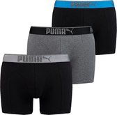 Puma - Heren - 3-Pack Lifestyle Sueded Katoen Boxershort - Multicolor - XL