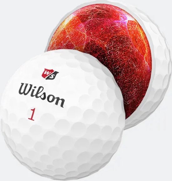 Wilson Staff DUO Soft Golfballen 2023 - Wit - 12 Stuks van Wilson Staff — afbeelding 2