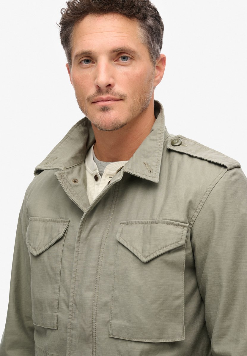 Superdry The Merchant Store Field jas Heren Buitenjassen Groen
