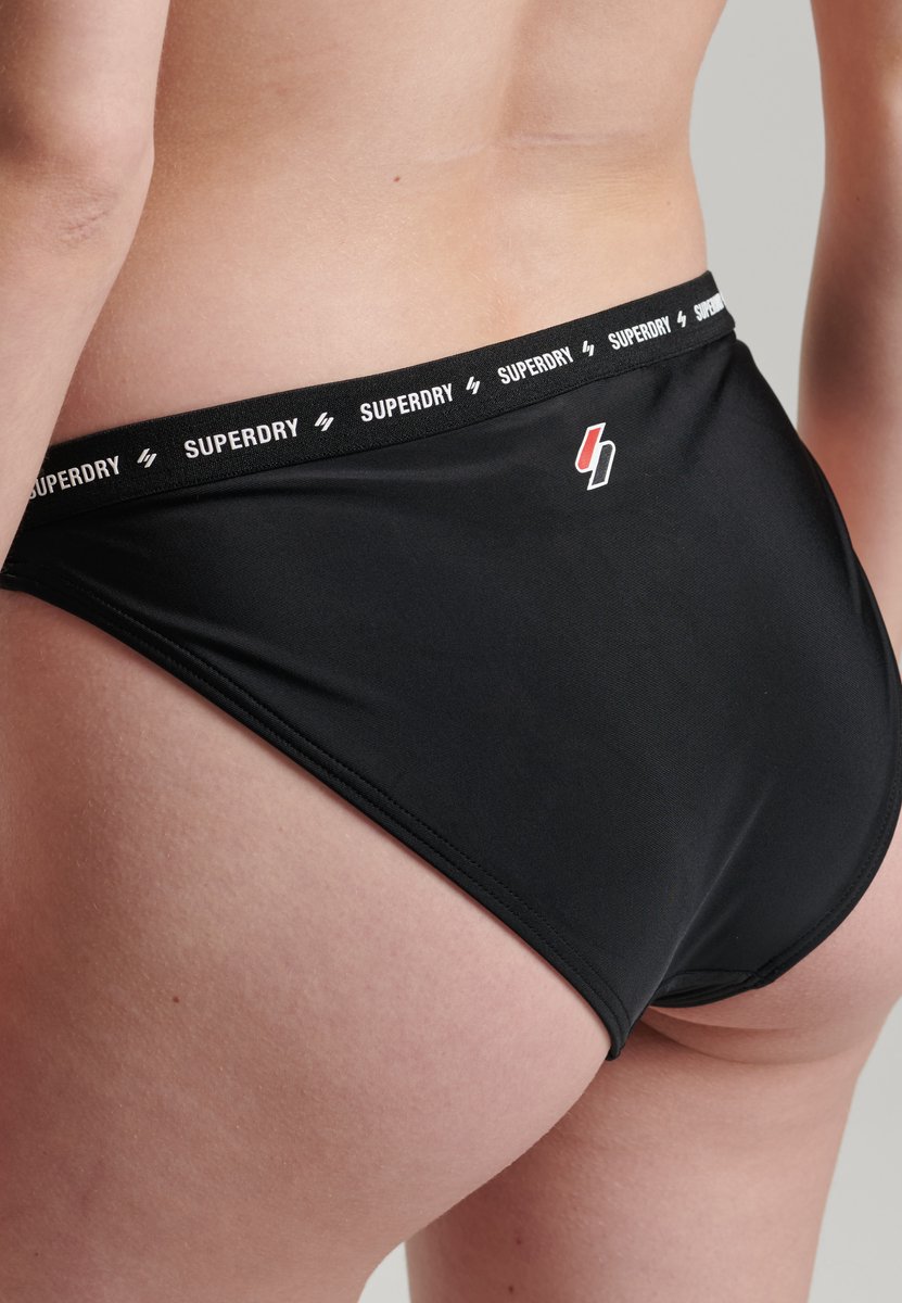 Superdry Code Micro elastisch bikinibroekje Dames Badpakken Zwart