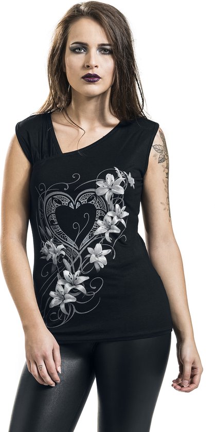 Spiral Pure Of Heart Girl-Longsleeve – Lässiges Langarmshirt In Schwarz, Größe S