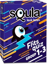 Squla Flits Quiz - groep 1-3 - Het supersnelle kennisspel - 100 vragen - art. 11519