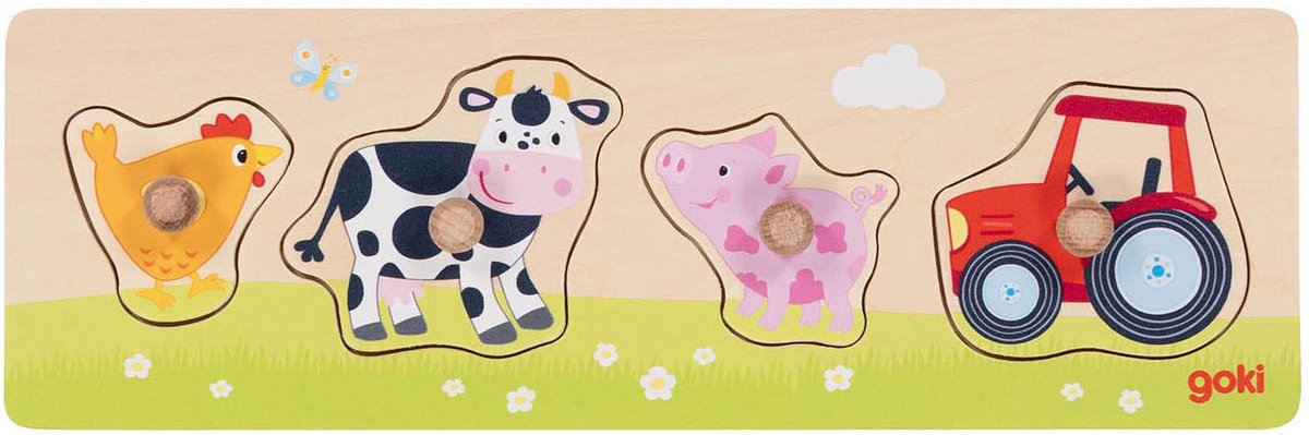 goki Puzzel plakken op het platteland