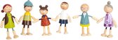 Small Foot - Houten Poppenhuis Familie Buigbaar, 6st.