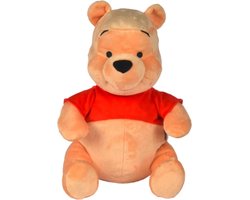 Winnie the Pooh Happy Disney Pluche Knuffel 32 cm [Winnie de Poeh Beer Plush Toy | Speelgoed Knuffeldier knuffelbeer voor kinderen jongens meisjes | Friends: Tijgetje - Iejoor/Eeyore - Piglet]