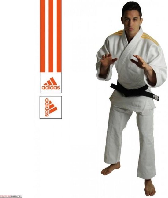 Adidas - Judopak Adidas wedstrijden en trainingen | | wit-oranje | bol.com