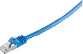 S/FTP CAT7 10 Gigabit netwerkkabel / blauw - LSZH - 1 meter