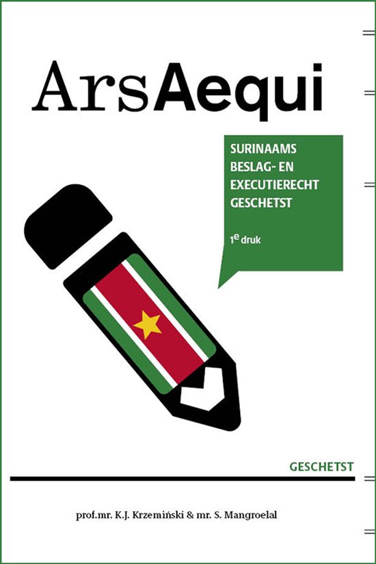 Ars Aequi Geschetst - Surinaams beslag en executierecht gesc ... - cover